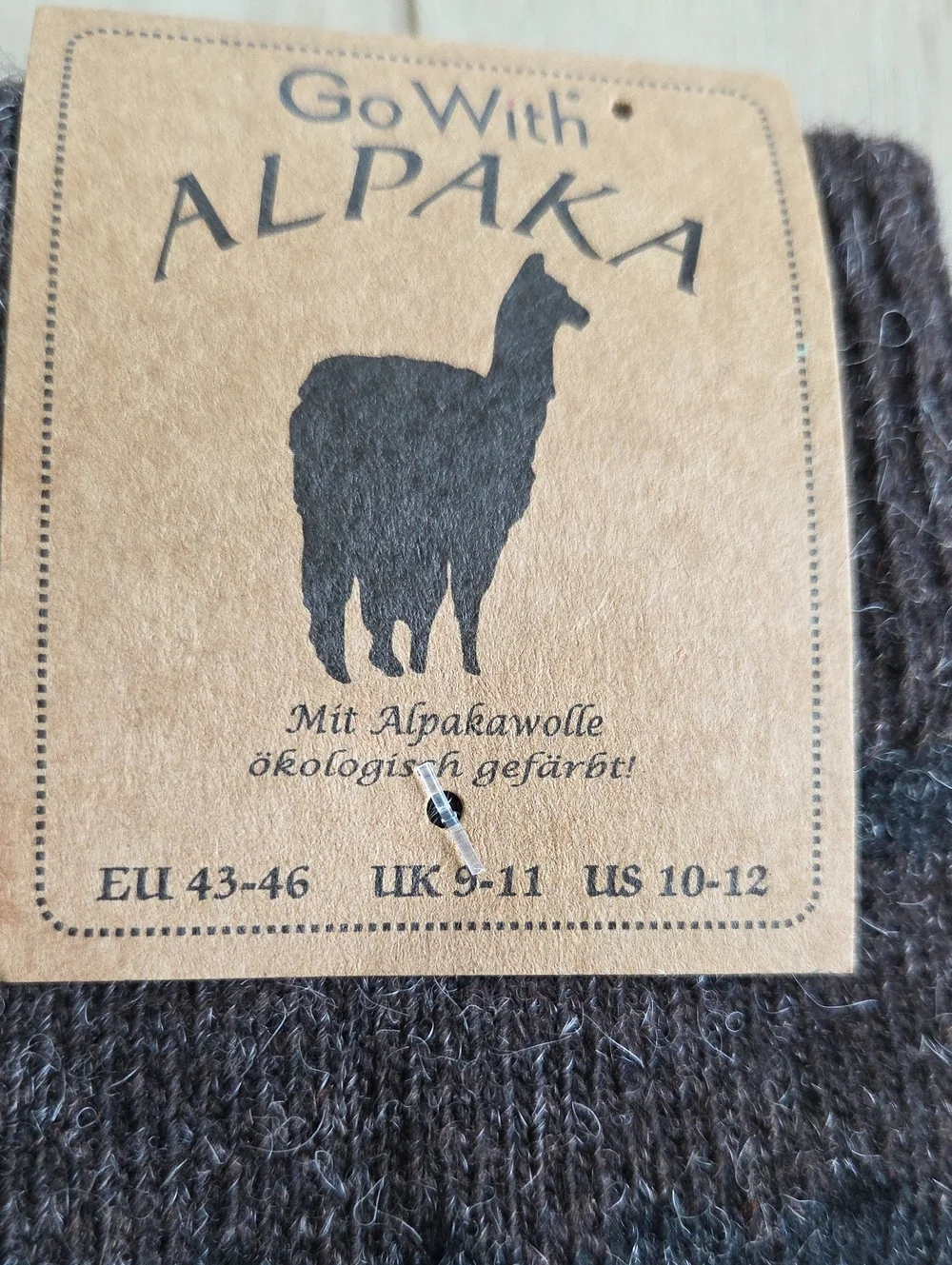 Gowith Alpaca Socks 10-13 New 2 Pack